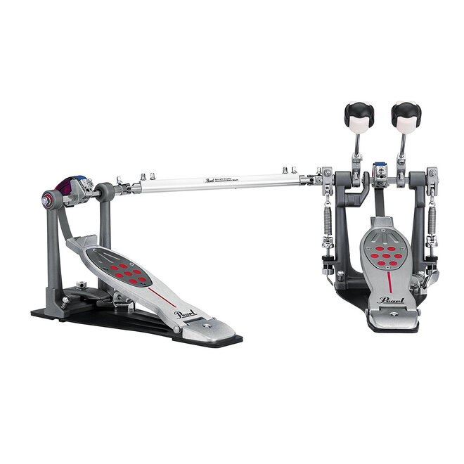 Pearl P-2052B Eliminator Redline Double Bass Drum Pedal, Belt Drive, w/Case