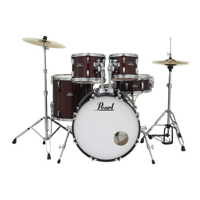 Pearl RS525SC/C Roadshow Series 5-Piece Drum Set, w/Hardware & Cymbals