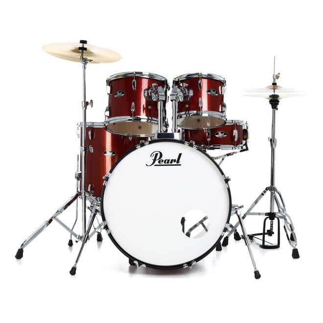 Pearl RS525SC/C Roadshow Series 5-Piece Drum Set, w/Hardware & Cymbals