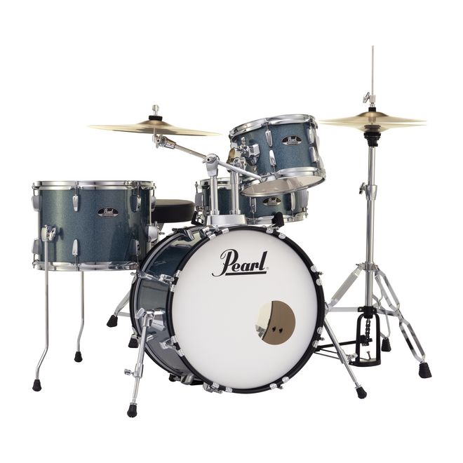 Pearl RS584C/C Roadshow Series 4-Piece Drum Set, w/Hardware & Cymbals