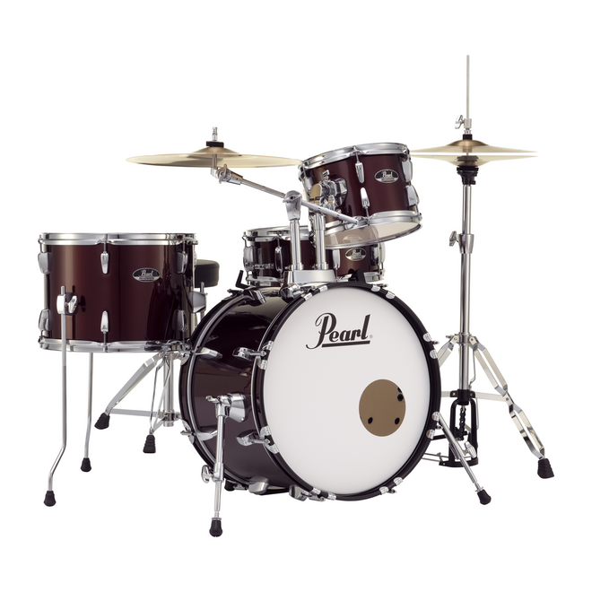 Pearl RS584C/C Roadshow Series 4-Piece Drum Set, w/Hardware & Cymbals