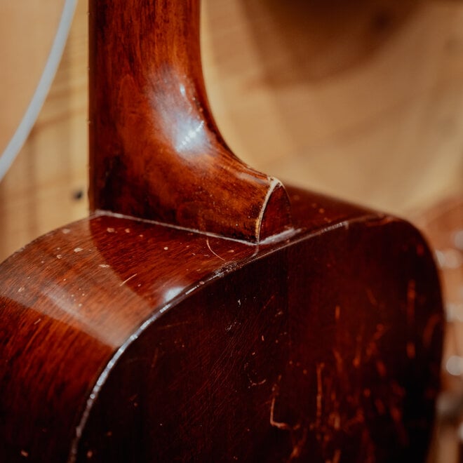 1930s - 1940s Arthur Hensel Artist Parlour X-Braced Acoustic Guitar
