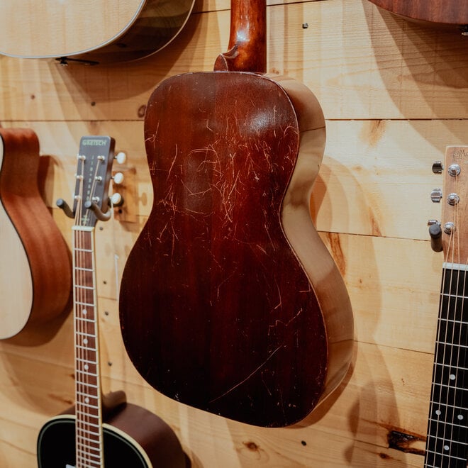 1930s - 1940s Arthur Hensel Artist Parlour X-Braced Acoustic Guitar
