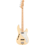 Squier Paranormal Precision Bass Thinline SJ, Maple Fingerboard, Vintage White