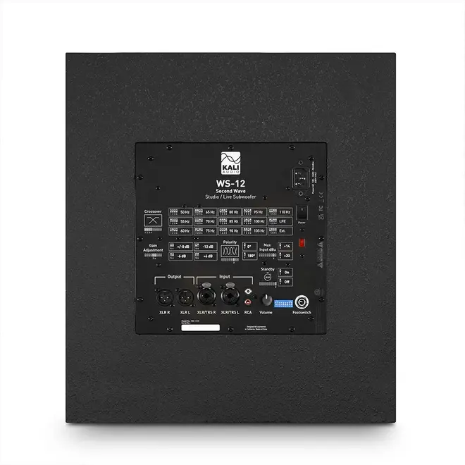 Kali Audio WS-12 V2 12” 1000W Powered Studio Subwoofer