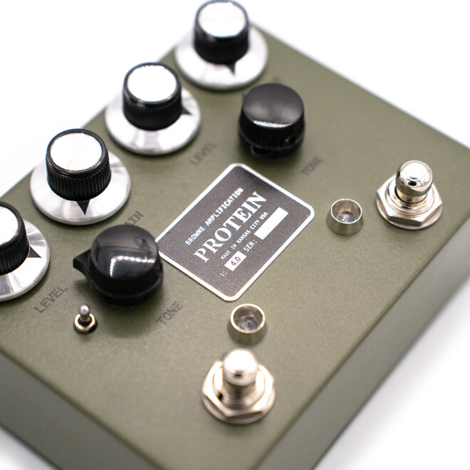 Browne Amplification Protein V4 Dual Overdrive Pedal, Green