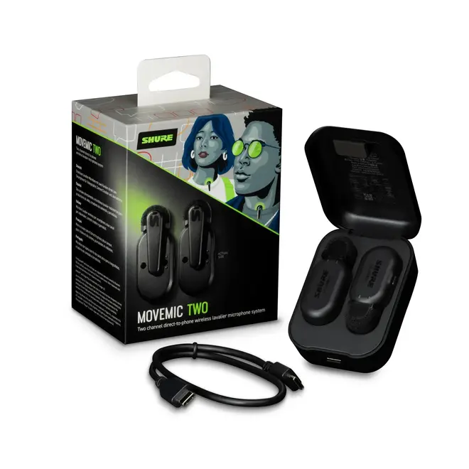 Shure MoveMic Two Dual-Channel Wireless Lavalier Microphones