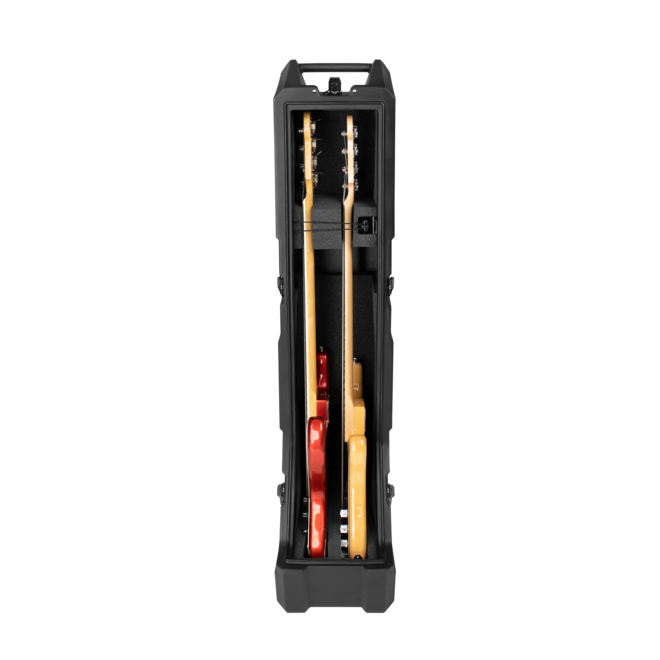 Gator Mini Vault Molded Case/Rack for Two Electric Bass Guitars