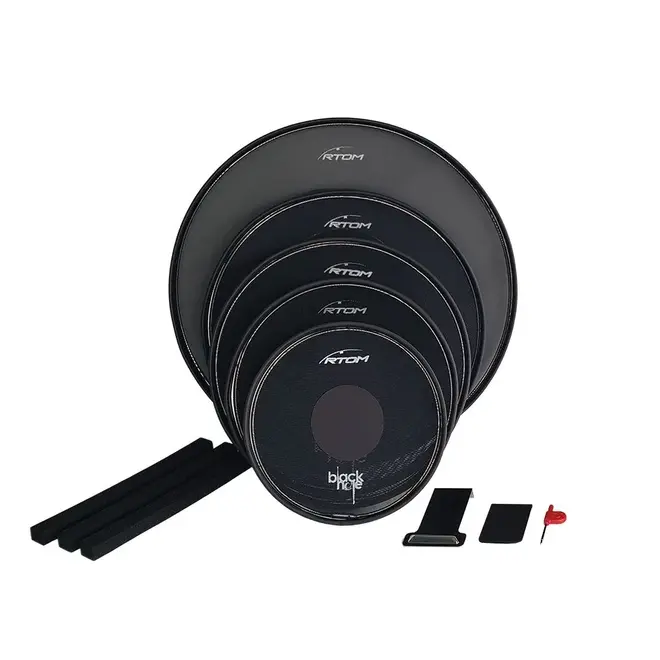 RTOM Black Hole V2 Mesh Drumhead Pack