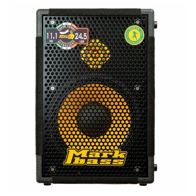 Markbass MB58R 121 Pure 1x12” 400W Bass Speaker Cabinet, 8 Ohm