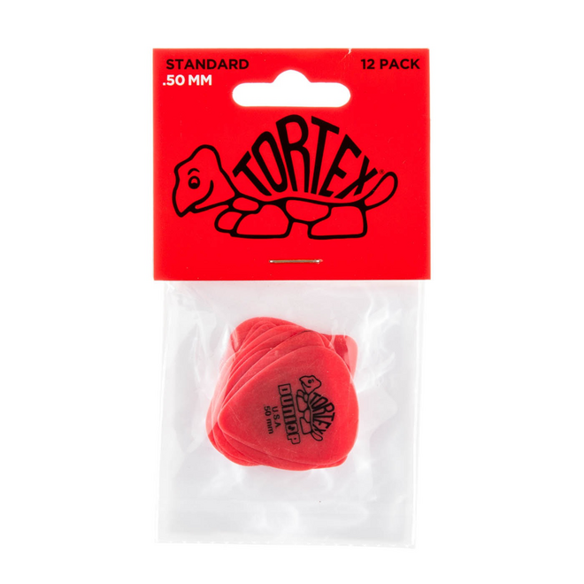 Dunlop Tortex Standard Guitar Picks (12 Pack)