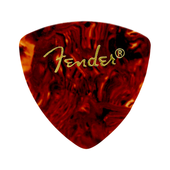 Fender Classic Celluloid Guitar Picks, 346 Shape, Tortoiseshell (12 Pack)