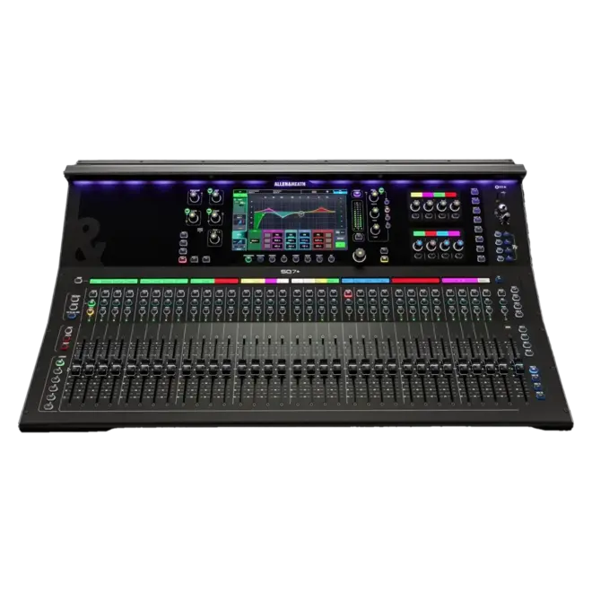 Allen & Heath SQ7+ 48-Channel / 33 Fader Digital Mixer, w/RackUltra FX