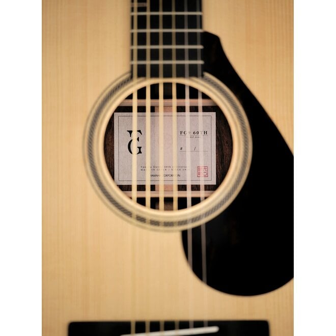 Yamaha Limited Edition 60th Anniversary FG9 Acoustic Guitar, Adirondack Spruce/Guatemalan Rosewood, w/Deluxe Hardshell Case