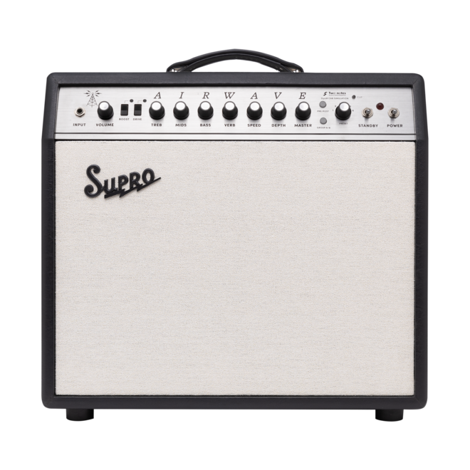 Supro Airwave 1x12" 25W Tube Combo Amplifier, w/On-Board Cab Simulation