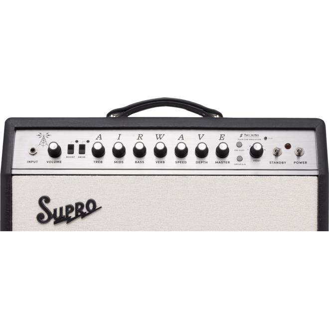 Supro Airwave 1x12" 25W Tube Combo Amplifier, w/On-Board Cab Simulation