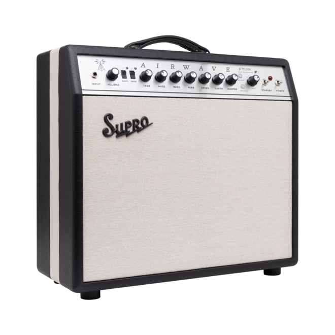 Supro Airwave 1x12" 25W Tube Combo Amplifier, w/On-Board Cab Simulation