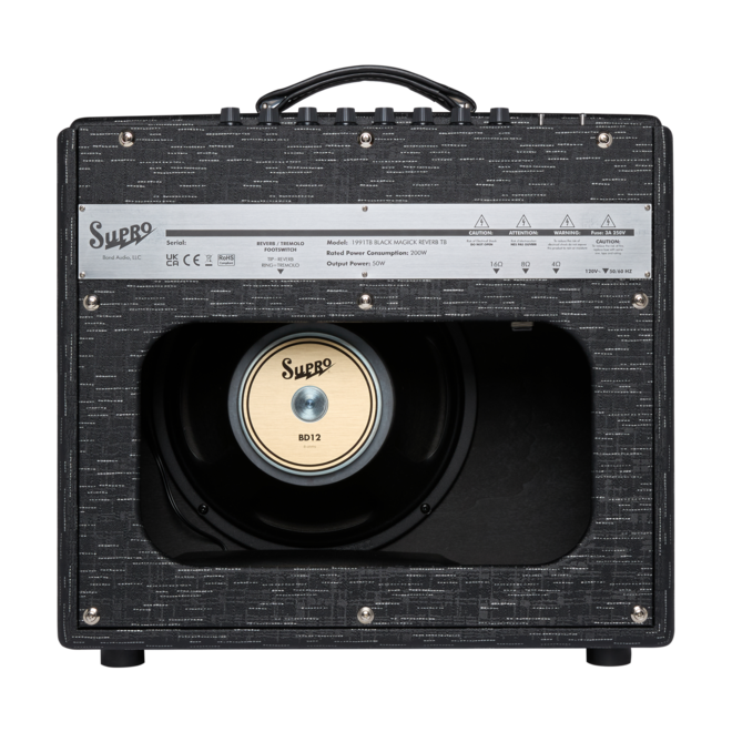 Supro Black Magick Reverb TB 1x12" 35W Tyler Bryant Signature Combo Amplifier