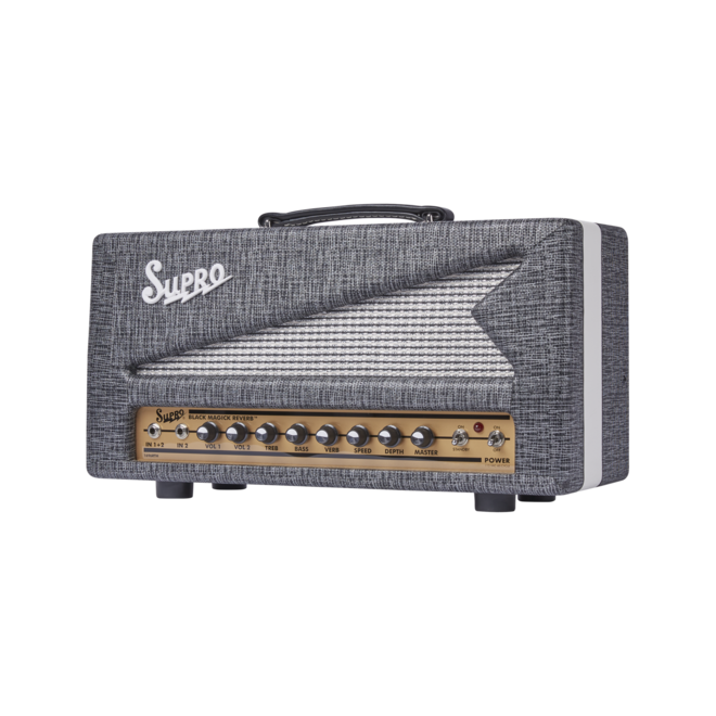 Supro Black Magick Reverb 25W Tube Amplifier Head