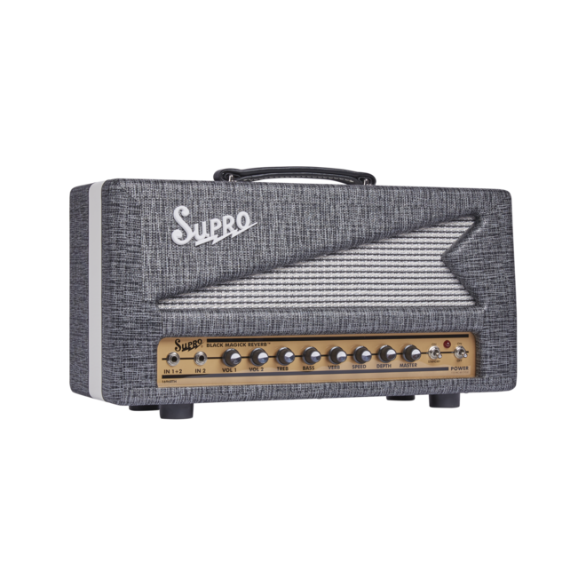 Supro Black Magick Reverb 25W Tube Amplifier Head