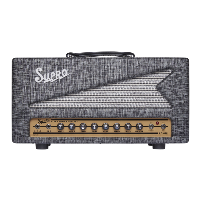 Supro Black Magick Reverb 25W Tube Amplifier Head