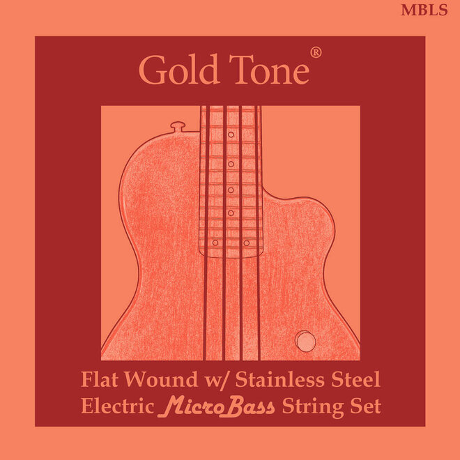 Gold Tone MBLS MicroBass LaBella Flatwound Strings
