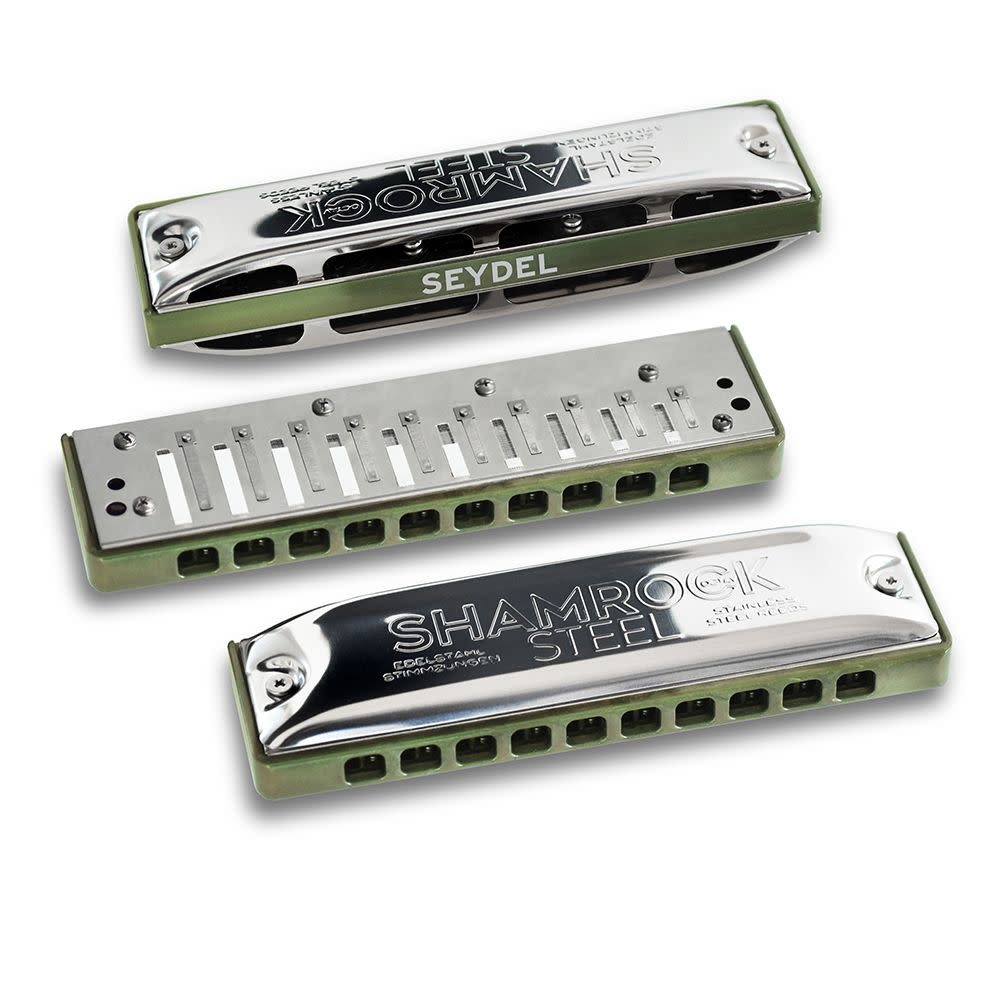 Seydel Shamrock Steel Octave Harmonica