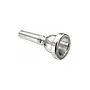 Solid Brass Trombone Mouthpiece, Silver Plated, 12C