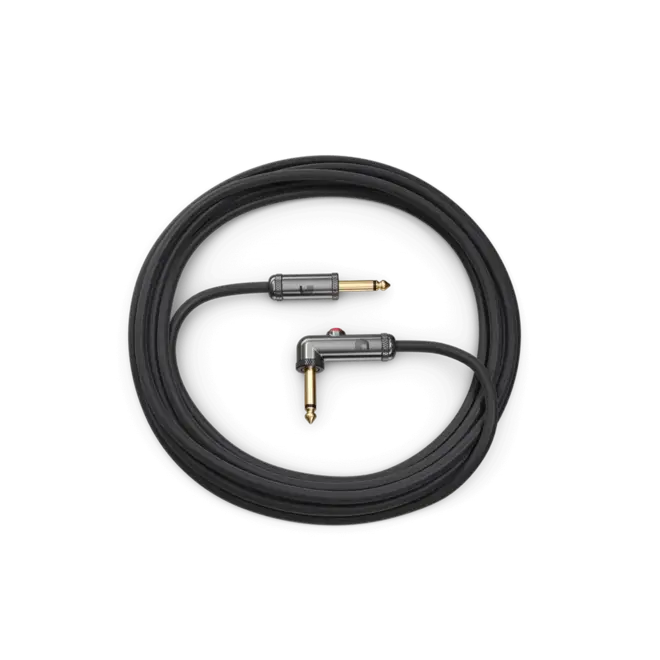 D'Addario PW-AGLRA-20 Circuit Breaker Instrument Cable, Right-Angle, 20' (Latching Kill Switch)