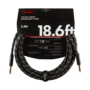 Fender Deluxe Series Instrument Cable, Black Tweed, 18.6’