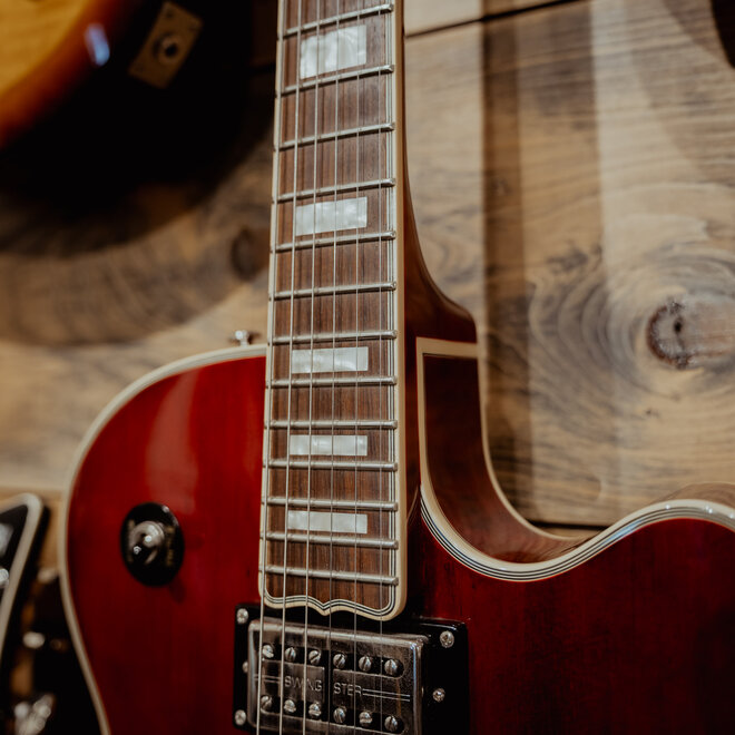 Epiphone Swingster Hollowbody Electric Guitar, Wine Red
