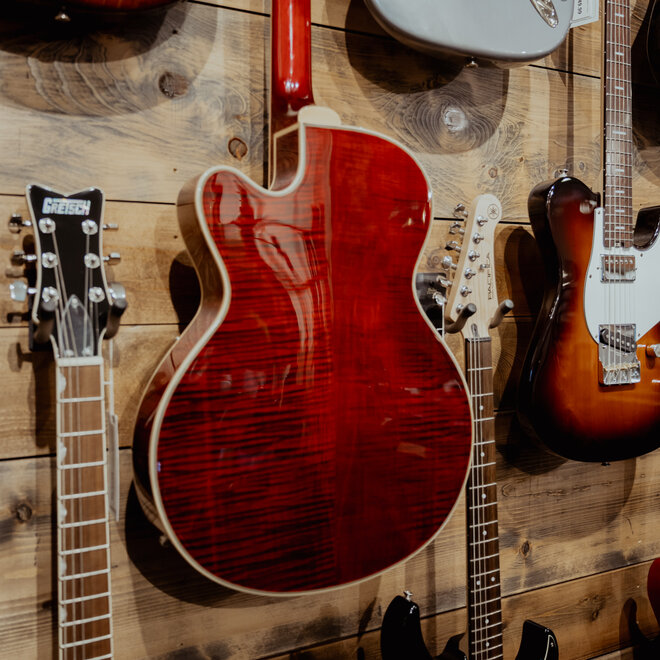 Epiphone Swingster Hollowbody Electric Guitar, Wine Red