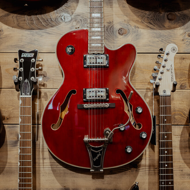 Epiphone Swingster Hollowbody Electric Guitar, Wine Red