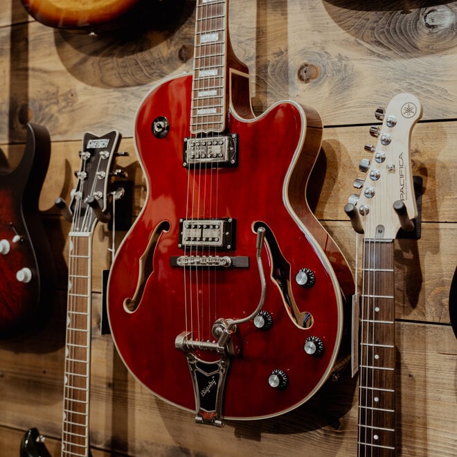 Epiphone Swingster Hollowbody Electric Guitar, Wine Red