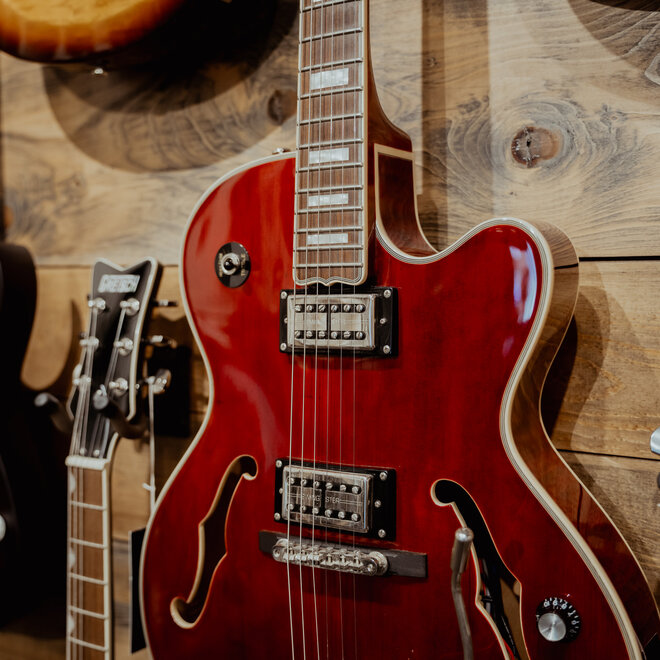 Epiphone Swingster Hollowbody Electric Guitar, Wine Red