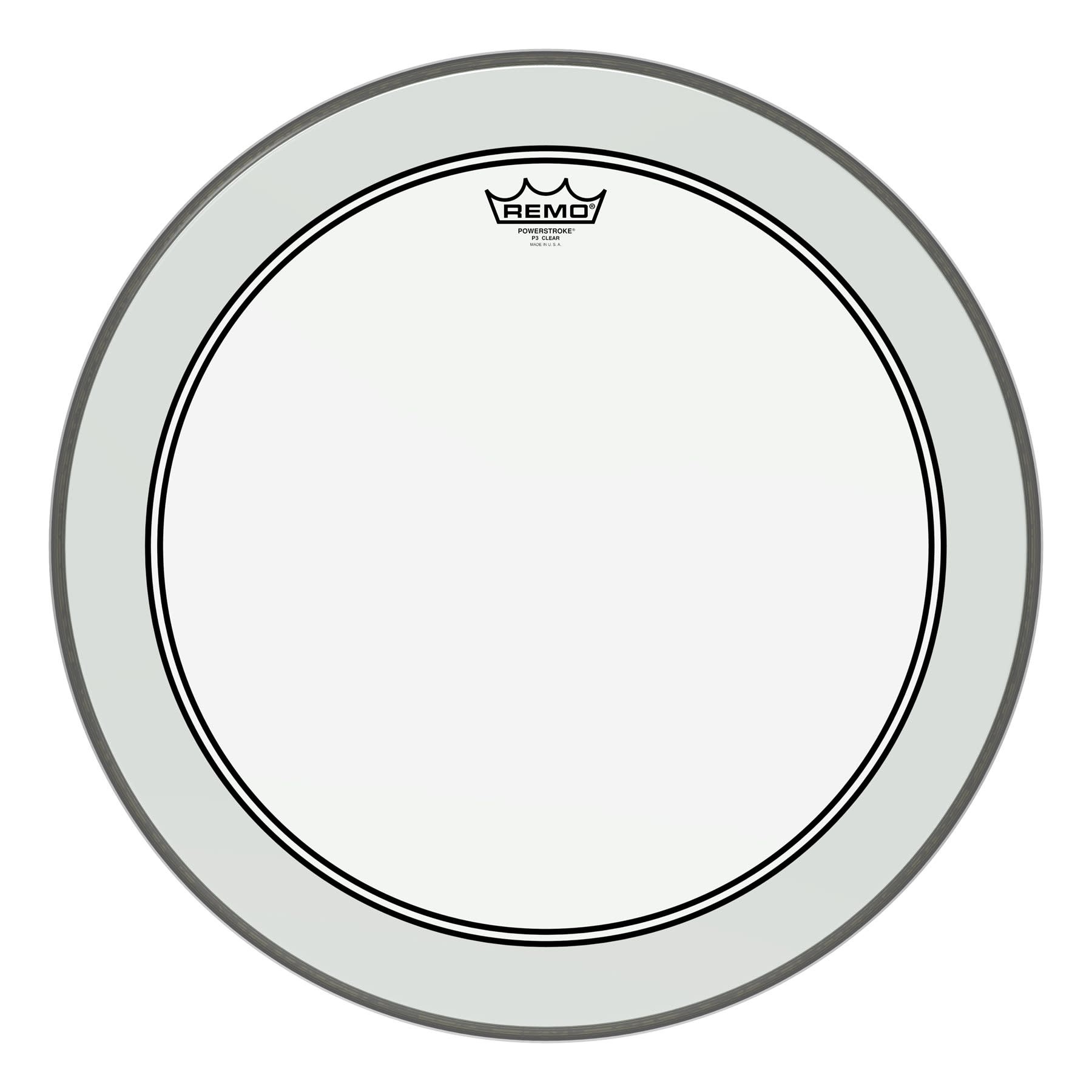 Remo Powerstroke P3 Clear Bass Drum Head