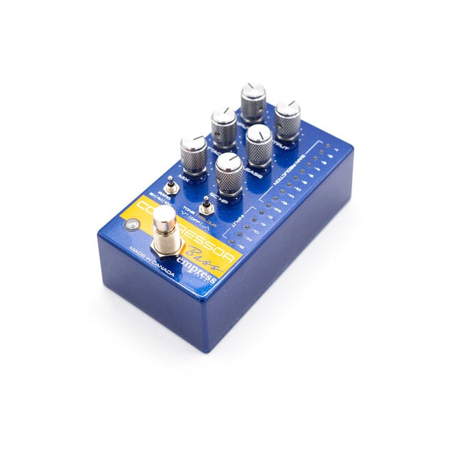 Empress Effects Bass Compressor Pedal, Blue Sparkle