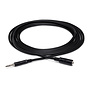 Hosa MHE-105 Headphone Adaptor Extension Cable, 3.5mm TRS Male to Female, 5'