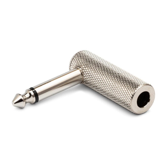 Hosa GPP-151 Right-Angle Adaptor, 1/4" TS to Same
