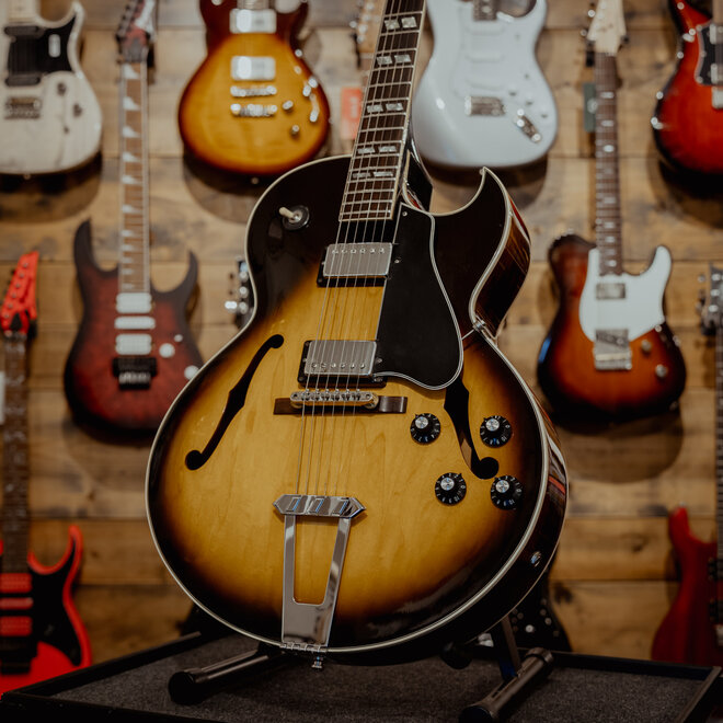 1976 Gibson ES-175D Hollowbody Electric Guitar, Sunburst w/Case