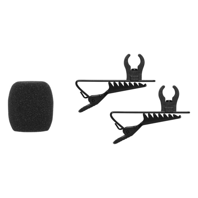 Shure RK376 Replacement Kit for CVL Lavalier Microphones, Black