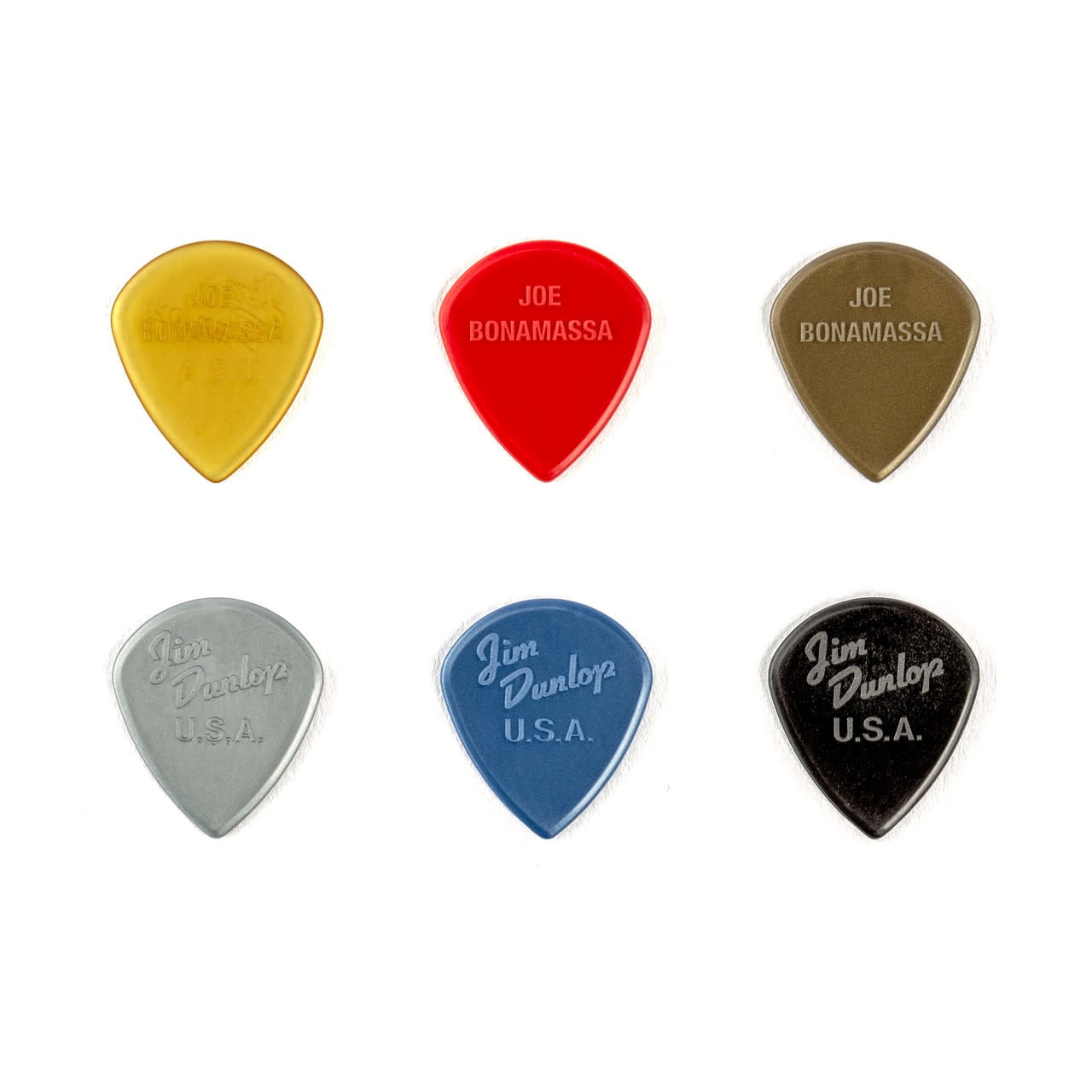 Dunlop Joe Bonamassa Custom Jazz III Variety Guitar Pick Pack (6 Pack)