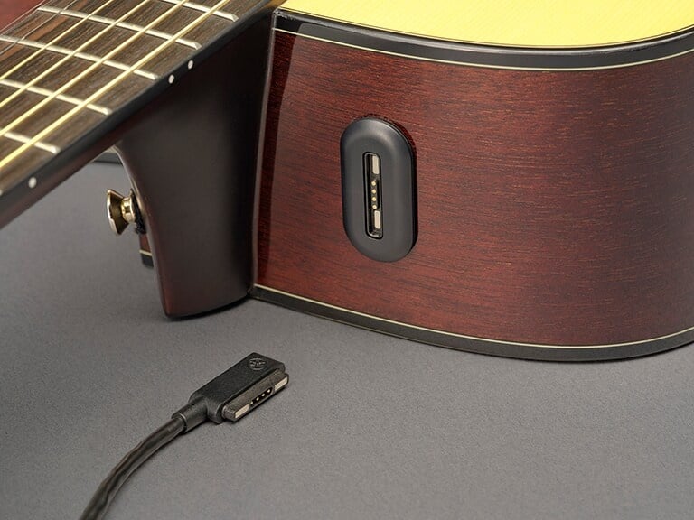 Yamaha TAS3 C TransAcoustic Concert Acoustic-Electric Guitar w/Built-In Looper & Effects, Includes Deluxe Gigbag