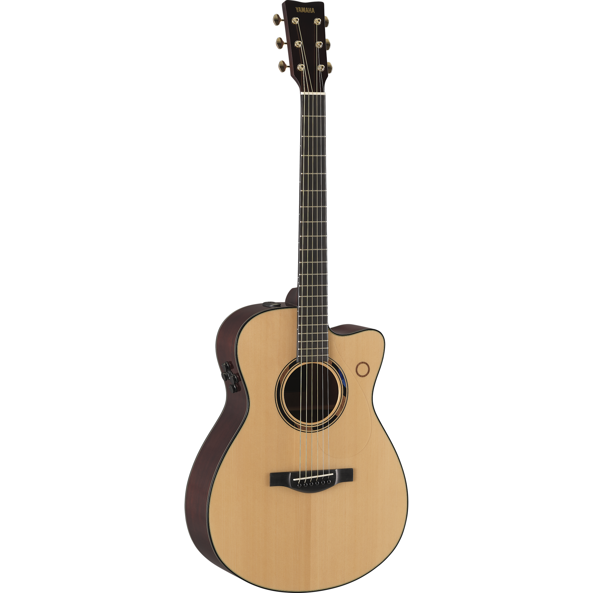 Yamaha TAS3 C TransAcoustic Concert Acoustic-Electric Guitar w/Built-In Looper & Effects, Includes Deluxe Gigbag