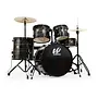 Westbury W465TC 400 Series 5-Piece Studio Drum Set, Black Woodgrain, w/Hardware, Throne & Cymbals (Assembled)