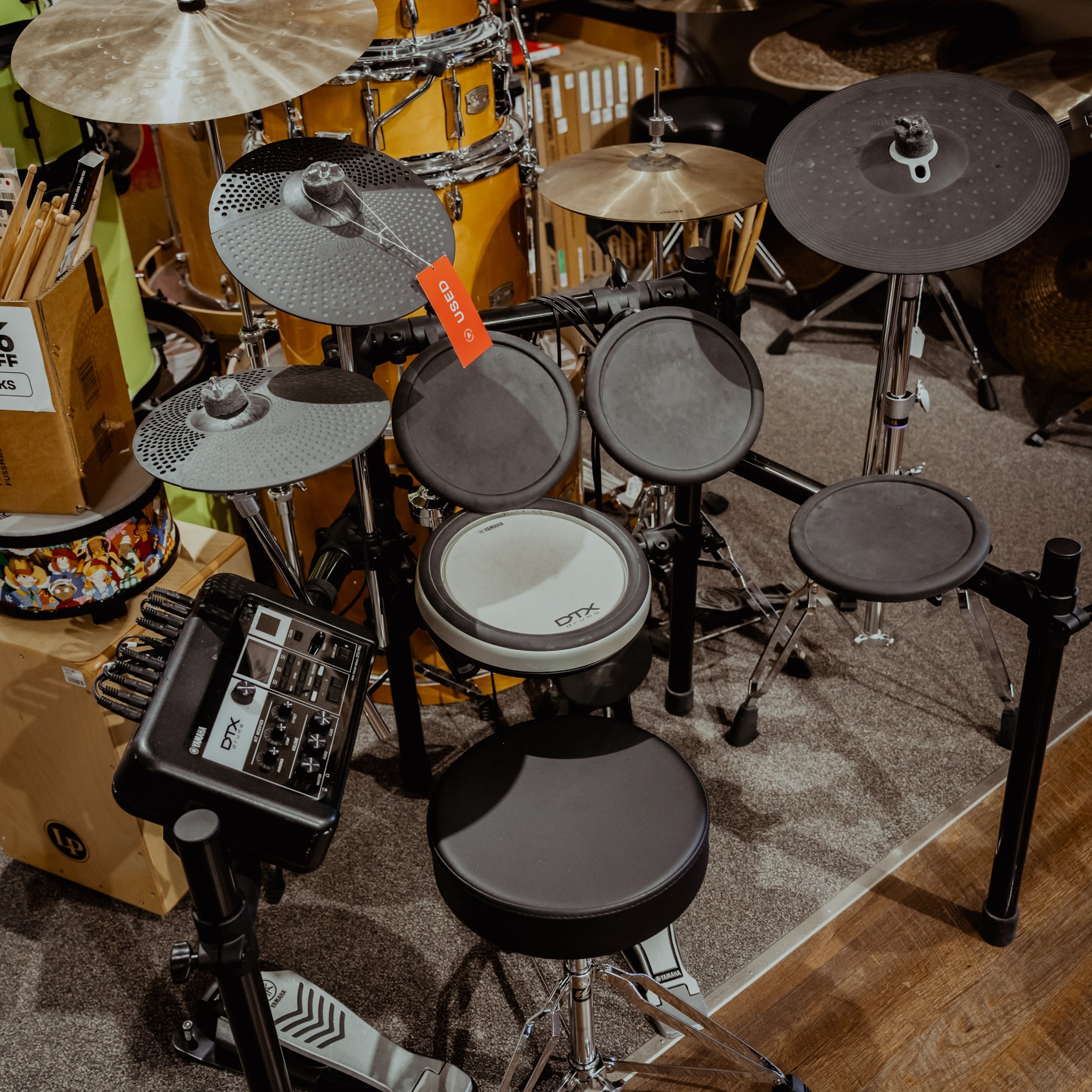 Yamaha DTX6K-X Electronic Drum Set w/Kick Pedal
