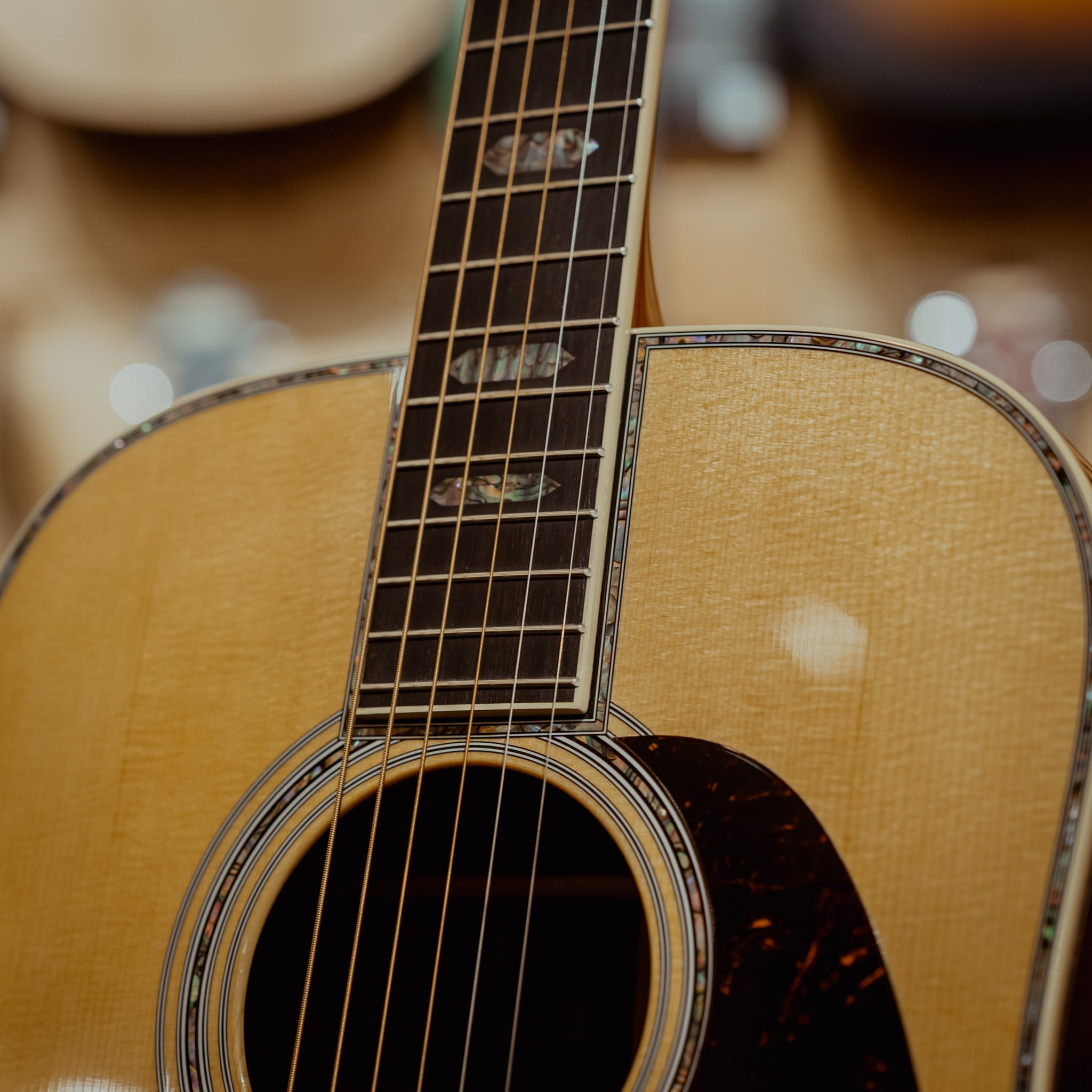 Martin D-45 Dreadnought Acoustic Guitar, Solid Spruce/Rosewood, w/Hardshell Case