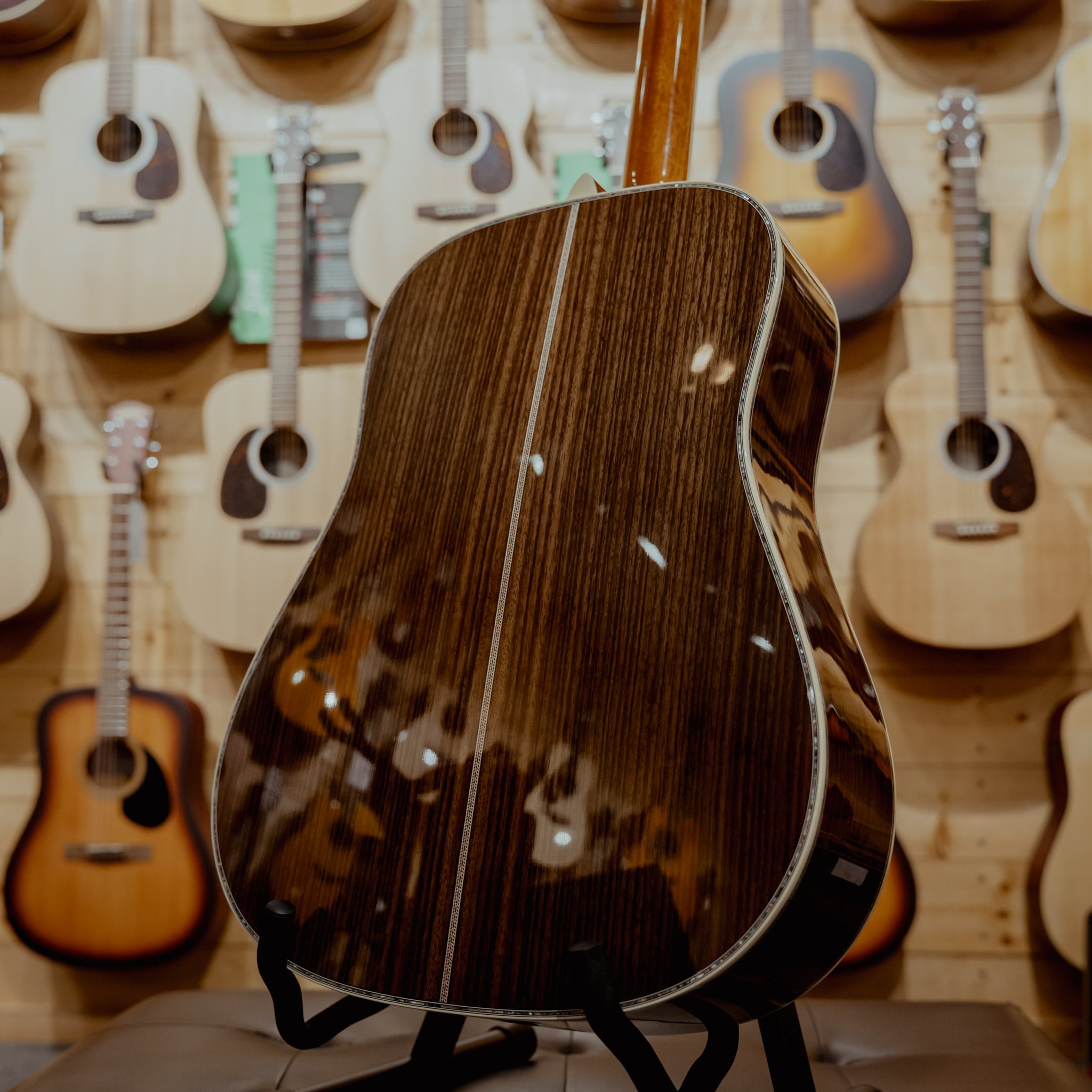 Martin D-45 Dreadnought Acoustic Guitar, Solid Spruce/Rosewood, w/Hardshell Case