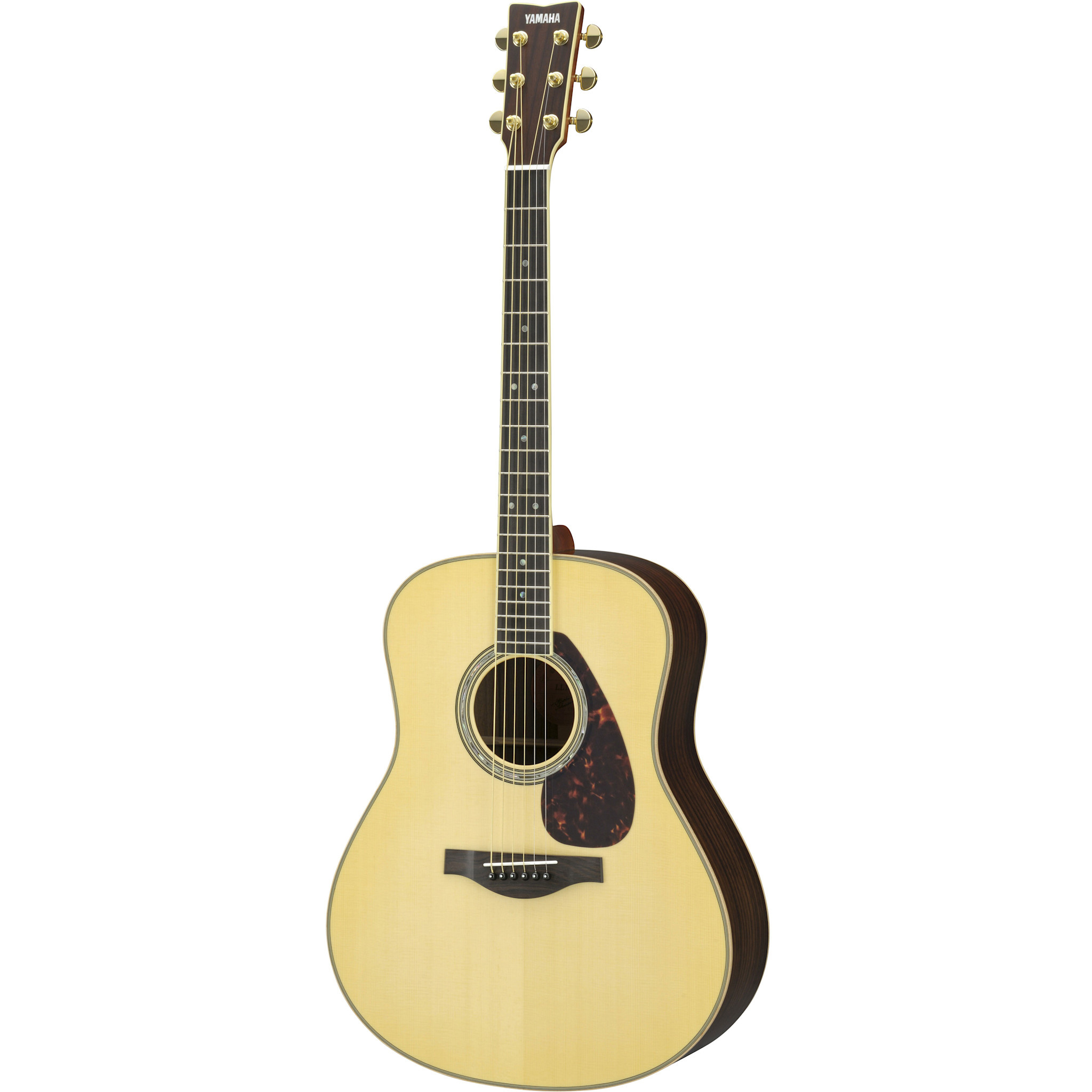 Yamaha LL16 ARE Dreadnought Acoustic-Electric Guitar, Solid Engelmann Spruce/Solid Rosewood, Natural, w/Hard Bag