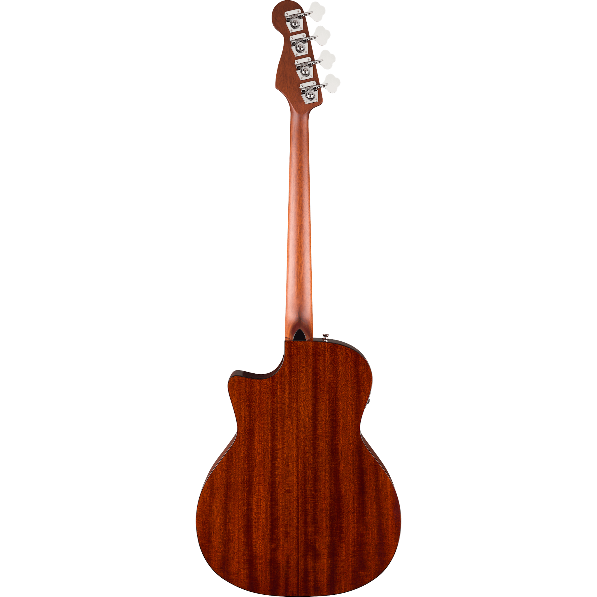 Fender California Deluxe Kingman CE Acoustic-Electric Bass Guitar, Solid Mahogany Top, Walnut Fingerboard, Natural